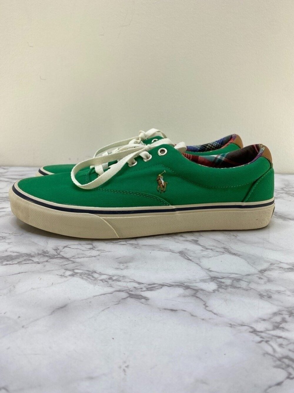 Polo Ralph Lauren Men's Effortlessly Stylish Kenton Canvas Sneakers SZ 9